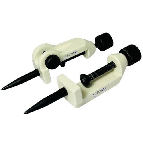 Bluefox Large Adjustable Trammel Head Set – Beam Compass with Pencil Holder & Points | Circle Drawing, Layout & Measuring Tool for Woodworking, Metalworking, Drafting