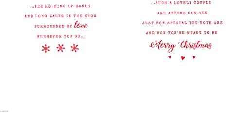 Photo Christmas Card Sister & Brother in Law - 10 x 7 inches - Piccadilly Greetings
