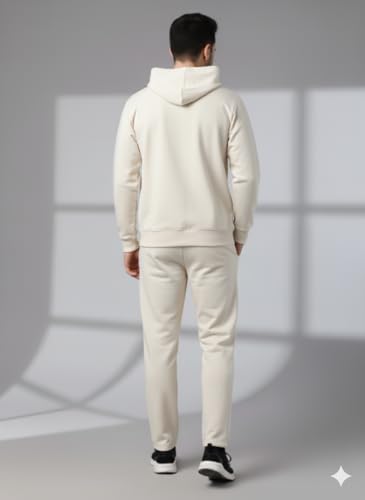 Image of Mack Jonney Solid Track Suit for men | Co-ord Set | Warm Fleece Tracksuit Set | Full Sleeve Hoodie