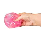 Scrunchems Glitter Sugar Cube, Sensory Fidget Toy, Squishy Stress Relief Cube with Sparkling Gel, Tactile Calming Companion, For Ages 3+ - Image 3