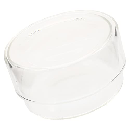LABRIMP Clear Glass Tea Canister with Lid Airtight Storage Jar for Loose Leaf Tea Candy and Snacks Decorative and Multi-functional Home Glass Jar