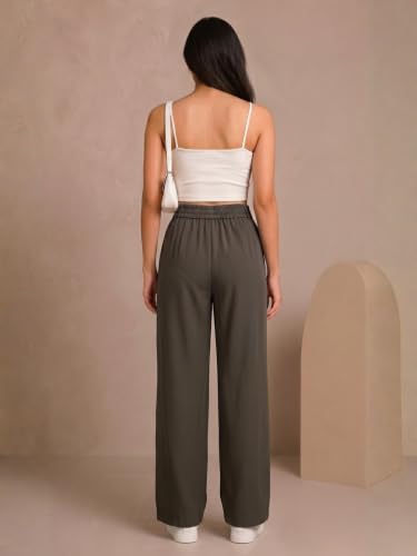Image of Womens NS Lycra Korean High Waist Straight Pants