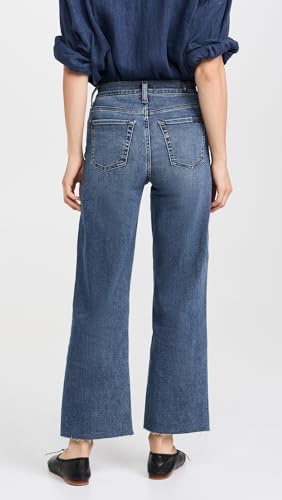 7 For All Mankind Women's Cropped Alexa W/Raw Cut Hem3
