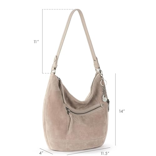 Image of The Sak Sequoia Hobo Bag - Premium Large Leather Women's Handbag for Everyday & Travel - Durable Purse With Zipper Pocket