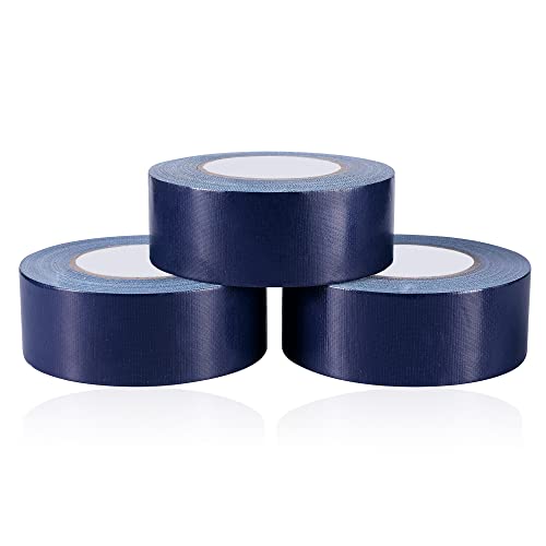 Image of Reniteco Navy Blue Duct Tape- 2 inches x 45 Yards,Waterproof & All-Weather, No Residue, UV Resistant, Heavy Duty for Car, Home & Outdoor Repairs, 3 Rolls