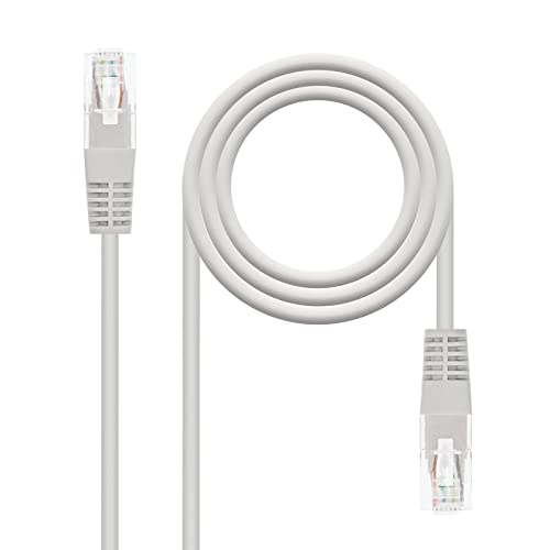 NANOCABLE 10.20.0401-L150 - kabel sieciowy UTP RJ45 Cat.6 UTP, AWG24, 100% miedziany, szary, 1,5 m