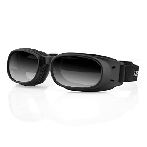 Bobster ® Piston, Matte Black Frame, Smoked Reflective Lens