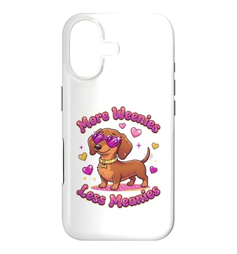 Cute More Weenies Less Meanies Funny �_�b�N�X�t���h ���D�� �X�}�z�P�[�X iPhone 17 �p