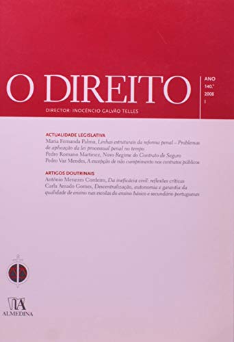 O direito: ano 140º – I