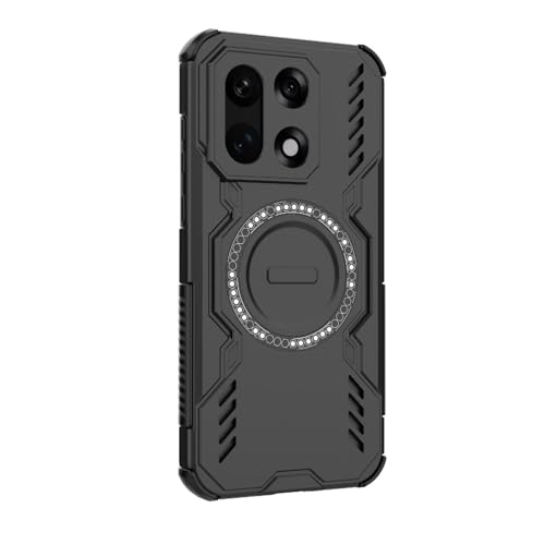 Image of Back Cover Case for OnePlus 15 5G | 360 Protection Mobile Phone Case Mag-Safe | Camera Protection | Back Cover for 1 + OnePlus15 5G / One Plus 15 5+G - Black TPU+PC
