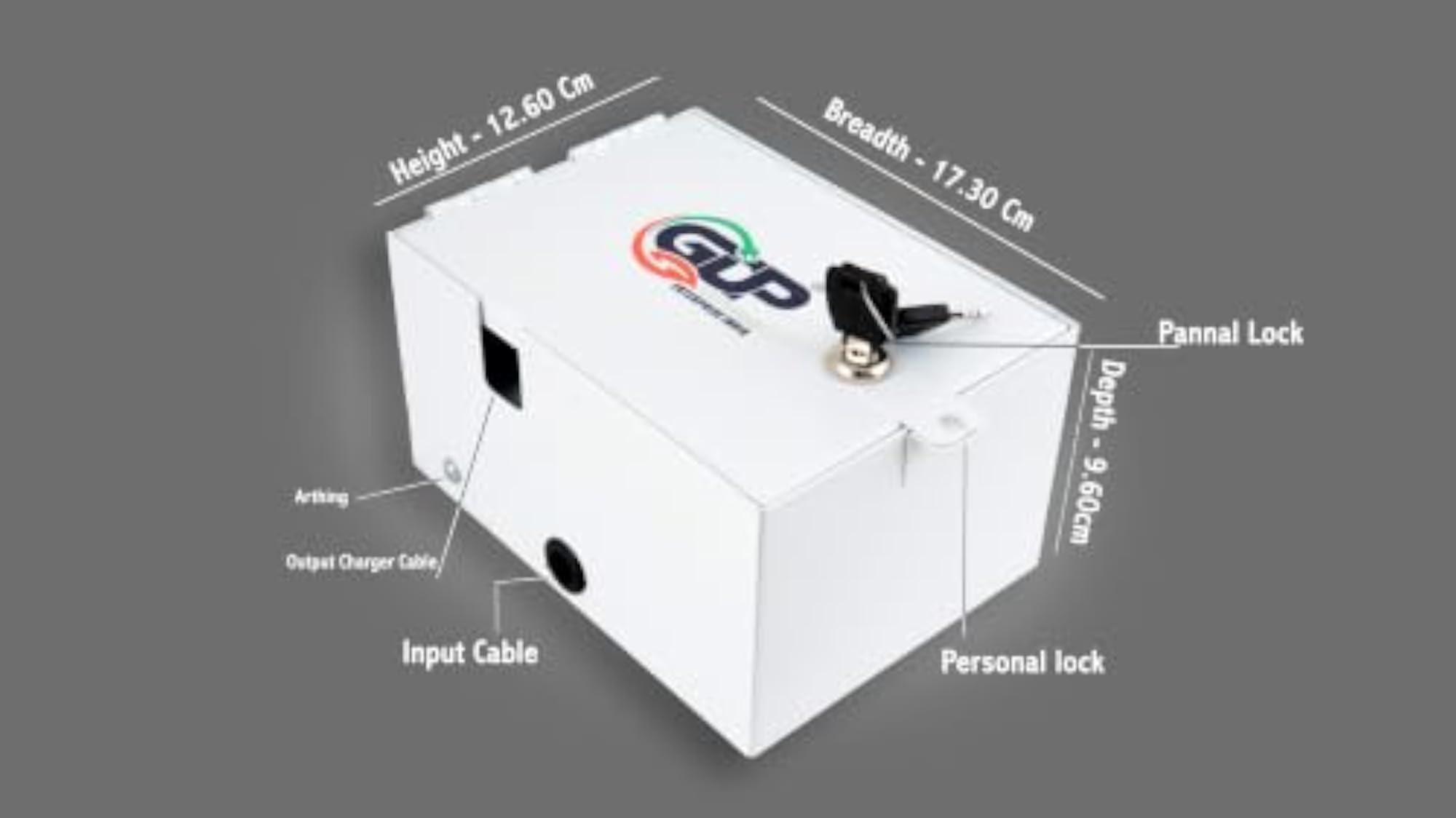 GDP Enterprise EV Outdoor Charger Safety Box with 16A Socket