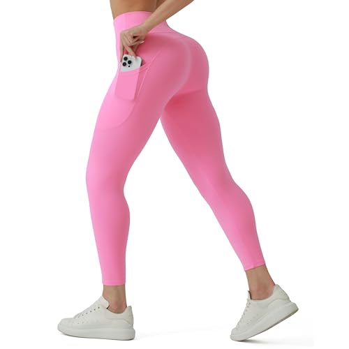 High Waisted Leggings for Women - No Front Seam Tummy Control Soft Yoga Pants for Workout Athletic Seamless Leggings