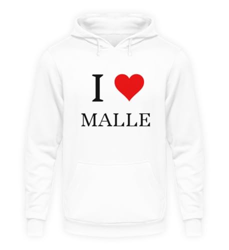 Sweat à capuche Mallorca contre les soirées fraîches vêtement de fête blanc S