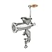 Weston #10 Manual Tinned Meat Grinder and Sausage Stuffer (36-1001-W), 4.5mm & 10mm plates, + 3 sausage funnels