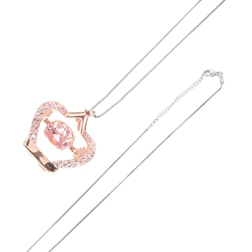 Collier de perle robuste et diamant étincelant couronne du coeur durable