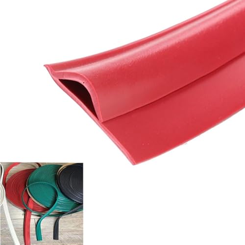 Profilé de jonction de sol autocollant tapis carrelage : barre PVC rouge de 2 mètres