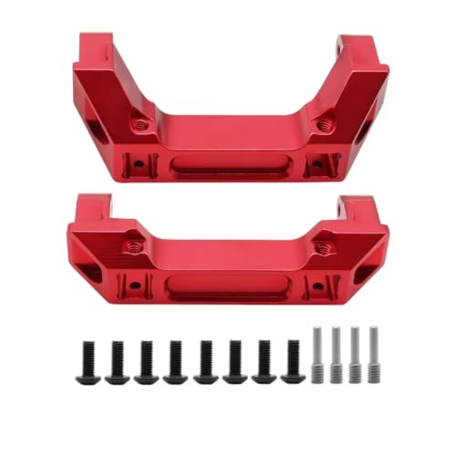 Support pare-chocs TRX4 alu CNC rouge : finissez-en avec la casse en crawler 1/10