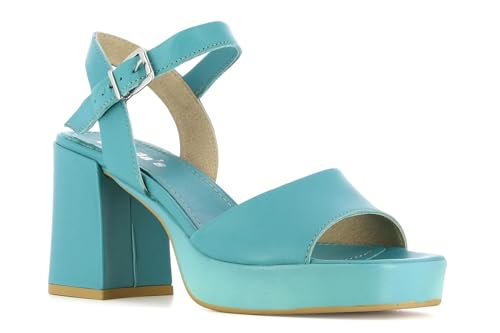 Camila's - Sandalias de tacón OLIVIA - OUTLET - Sandalias para mujer - Color Turquesa - Talla: 39