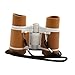 predolo Kids Binoculars Toy, Small Telescope, Portable 4x30 Children Magnification Toy, Jungle Binoculars for Outdoor, Deep Coffee Black
