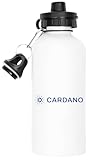 Isolamento Termico Udaytee Cardano Ada Coin Borraccia Bianca Per Borraccia Water Bottle White Drinking Flask