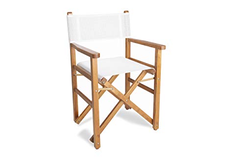 Sillón de director ERA de fresno teñido nogal (blanco perforado) Cover