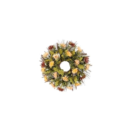 Couronne automne pour porte extérieure embellissez votre maison pour Noël couleur B
