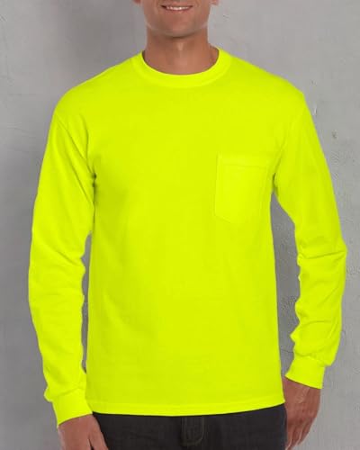 Gildan Ultra Cotton 6 oz. Long-Sleeve Pocket T-Shirt (G241)3