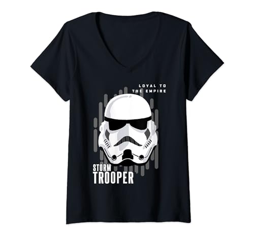 T-shirt Star Wars Stormtrooper col V femme avec impression haute durabilité