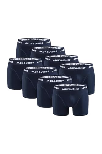 JACK & JONES Herren JACPUT Trunks 8 Pack 12259926, Navy Blazer/Mix 6, L