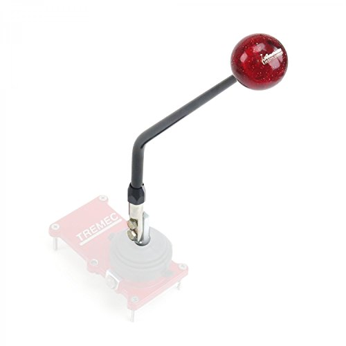 American Shifter 159041 Black 16" Shifter Stick (Single Bend TKO/Magnum Tremec)