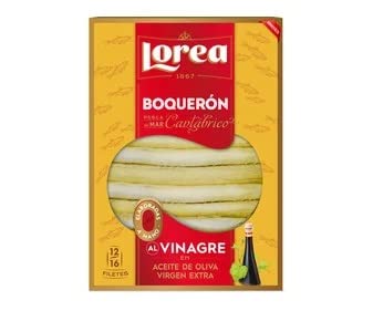 FILETES DE BOQUERÓN DEL CANTÁBRICO EN ACEITE DE OLIVA LOREA 120 G. REFRIGERADO