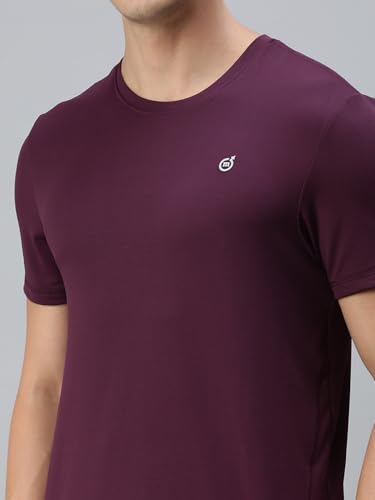 Image of Macroman M-Series Active Tee for Men in Ultra-Light Polyester Mesh, Sweat-Wicking & UV-Protected Full Sleeve T-Shirt for Performance & Style