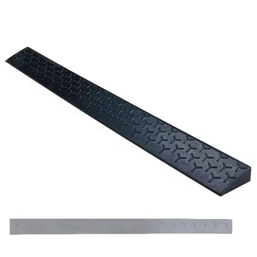DXDXZDXLUF Rubber Curb Ramps Threshold ramps,Rubber Curb Ramp, Threshold Ramp for Vehicles and Wheelchairs, Outdoor