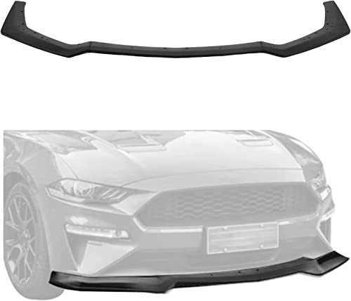 KUAFU Front Bumper Lip Splitter Compatible with 2018-2023 Ford Mustang GT Ecoboost Model W/Performance Pack Lower Chin Spoiler Lip Valance Paintable by KUAFU - Used condition - CA$60.07