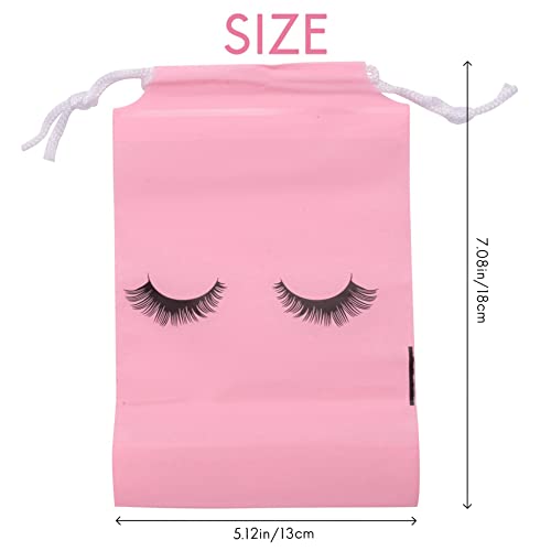 Trousses de maquillage avec cordon rose imperméables et légères