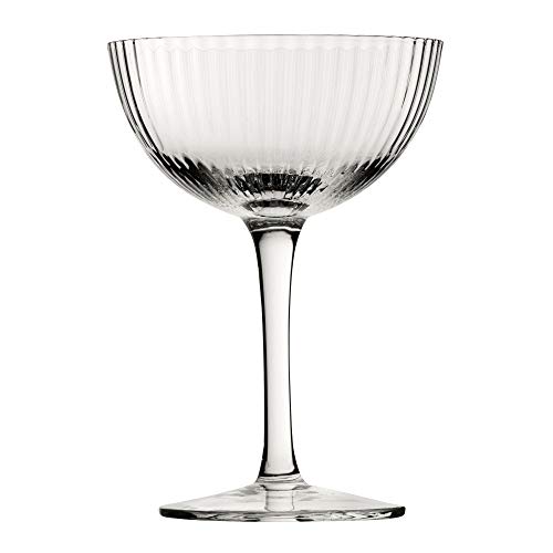Copa Hayworth Deep Coupe 23cl con acabado refinado para cristalería de lujo en salones