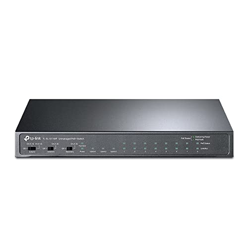 TP-Link TL-SL1311MP, 8 Port Fast Ethernet 10 100Mbps PoE Switch