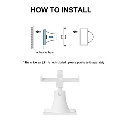 fantaxi Sensor de movimento-BASE Itead para PIR3-RF ou SNZB-03 Suporte de suporte giratório de 360 g