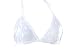 Haian Plastic Bra in Triangle Style (XX-Large, Glass Clear)