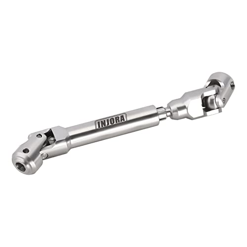 Image of INJORA Drive Shaft Stainless Steel Heavy Duty for Axial SCX10 90046 AXI03007 TRX4 Redcat Gen8 1 /10 RC Car Crawler Upgrade