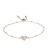 bracciale fossil donna vintage Finitura: lucida Fossil Bracciale Da Donna Vintage Glitz, Lunghezza: 216 mm Bracciale In Acciaio Inossidabile Oro Rosa, JF03647791