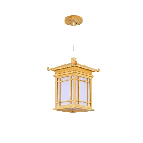 LIUYU Lámpara colgante, Iluminación colgante de madera Lámpara de araña Lámpara colgante Lámpara colgante E27 * 3 Lámpara colgante moderna Sala de estar Lámpara colgante [Clase de eficiencia energétic Cover