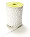 May Arts 3/8-Inch Wide Ribbon, Ivory Velvet Ric Rac