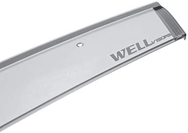 WellVisors Window Visors Compatible with 14-19 Cadillac CTS Sedan Rain Guard Wind Deflectors
