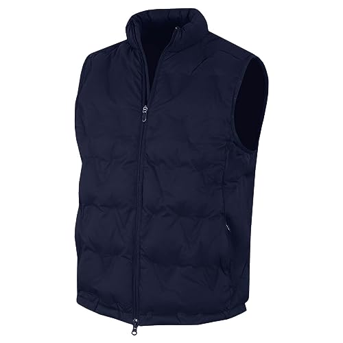 Callaway Golf Mens Chev Welded Quilted Vest Gilet - Peacoat - XXL
