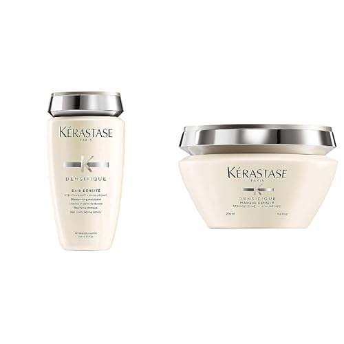 Kérastase, Densifique Femme, Shampoo Rimpolpante & Ridensificante, Per Capelli Fini & Sottili, 250 ml + Maschera Rimpolpante & Ridensificante, Per Capelli Fini & Sottili, 200 ml