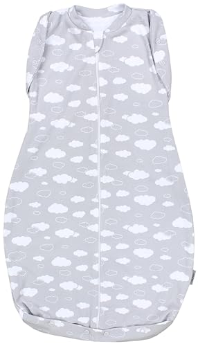 TupTam Baby Pucksack Swaddle Bag Wattiert Babyschlafsack unisex, Farbe:...