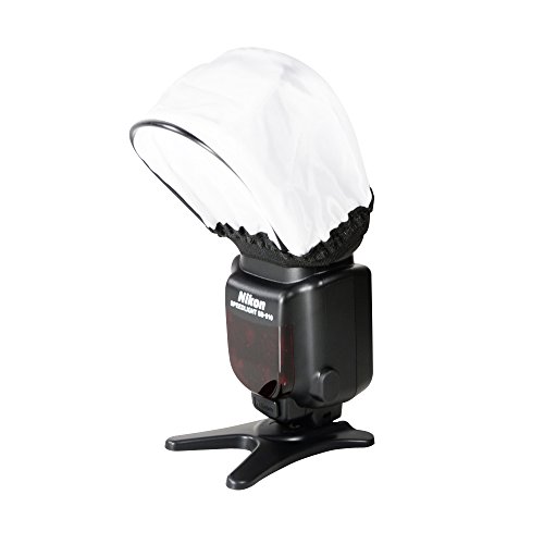 Foto&Tech Soft Mini Flash Bounce Diffuser Cap Compatible with Speedlight Nikon SB-900, SB-800, SB-910,Canon 580EX II, 600EX-RT,430EX II, Pentax AF-360FGZII, Olympus FL-600R, Panasonic DMW-FL360L