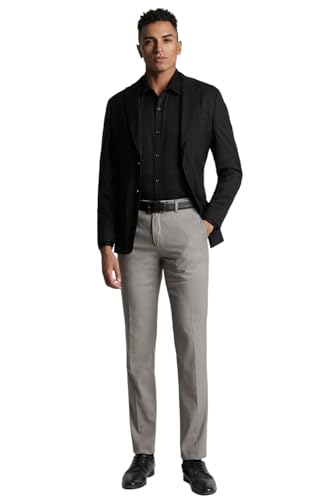 Image of Peter England Premium Formal Trousers - Cross Pocket Style