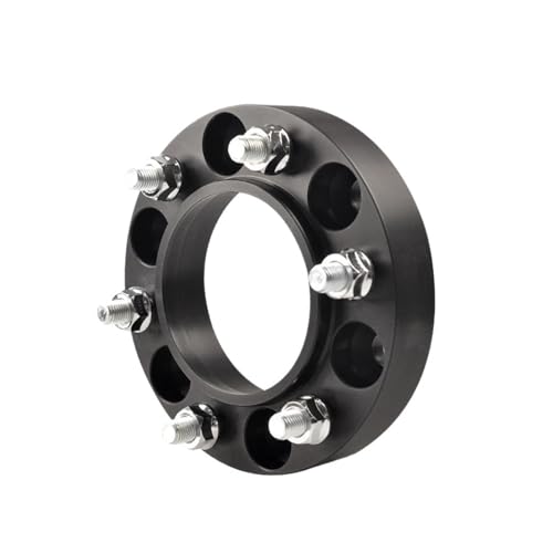 ホイールスペーサーアダプター PCD 6x139.7 CB 67.1mm 三菱パジェロセパレーター対応 トヨタハイエース対応 鍛造アルミ合金 M12x1.5 1個(1PC Balck 35mm)